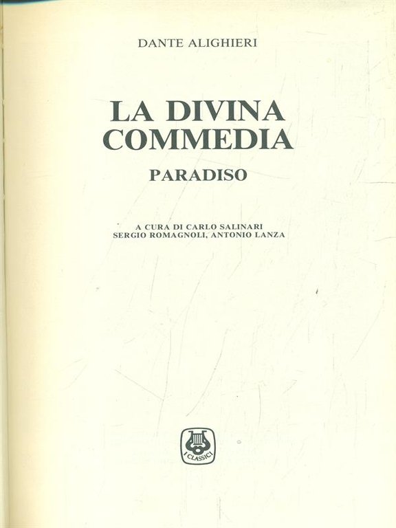 La divina commedia - Paradiso