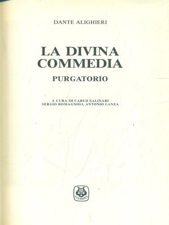La Divina Commedia - Purgatorio