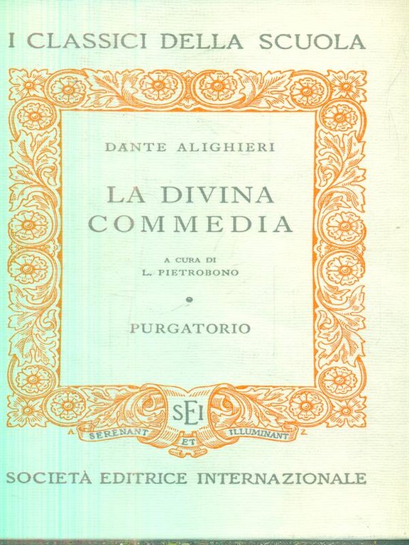 La divina commedia - Purgatorio