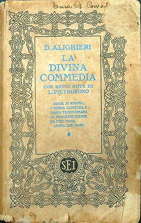 La divina commedia