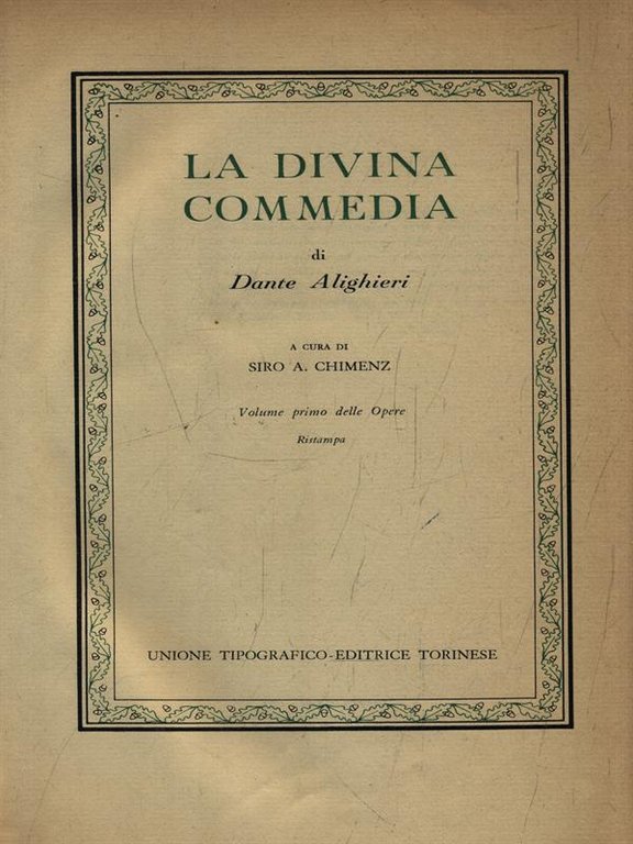 La Divina Commedia
