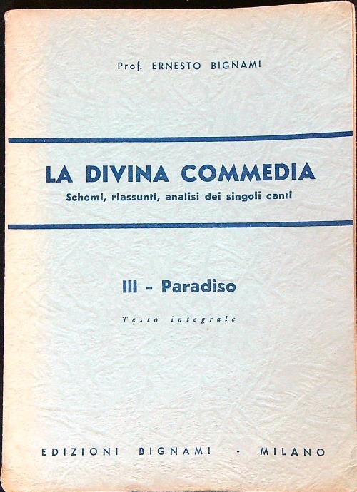 La Divina Commedia III - Paradiso