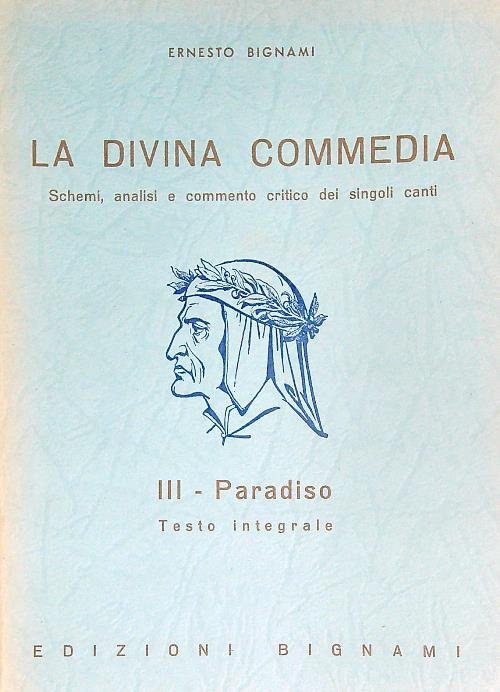 La Divina Commedia III Paradiso