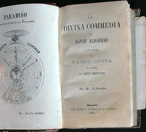 La Divina Commedia. Il paradiso