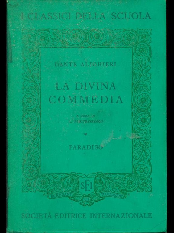 La Divina Commedia-Paradiso