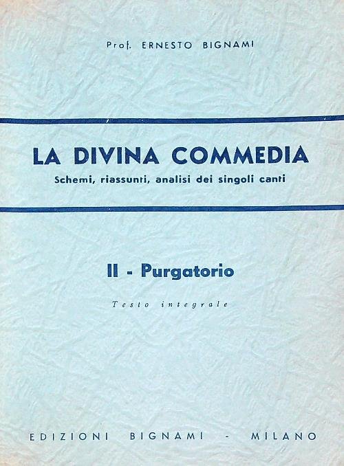 La divina commedia Purgatorio