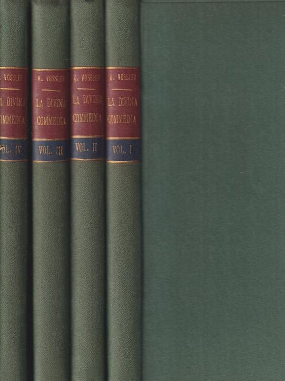 La divina commedia studiata nella sua genesi e interpretata 4 voll