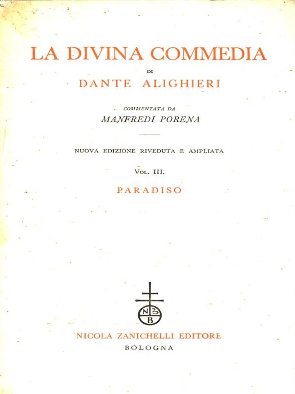 La Divina Commedia vol. III - Paradiso