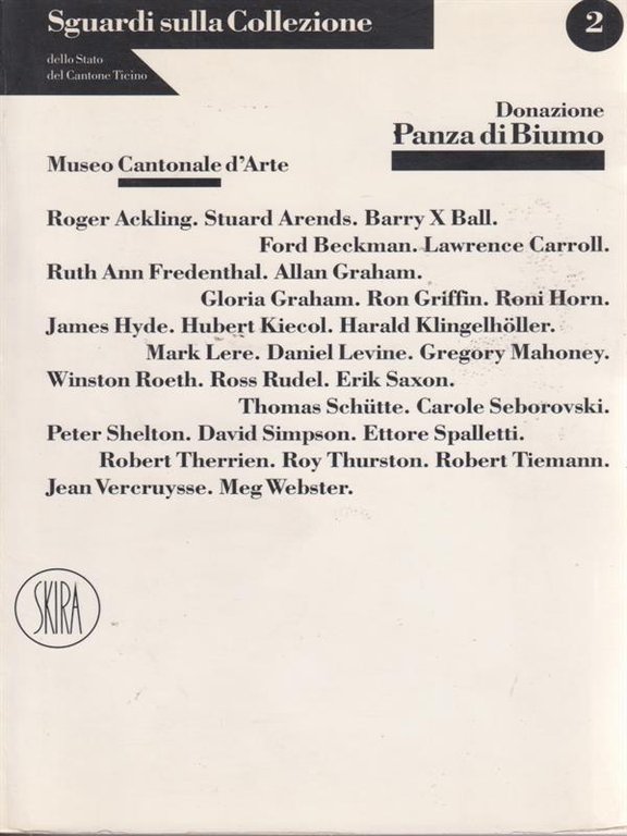 La donazione Panza di Biumo al Museo cantonale d'arte