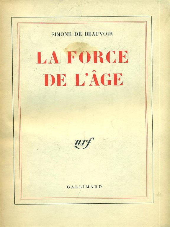 La force de l'age