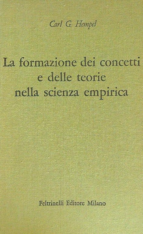 La formazione dei concetti e delle teorie nella scienza empirica