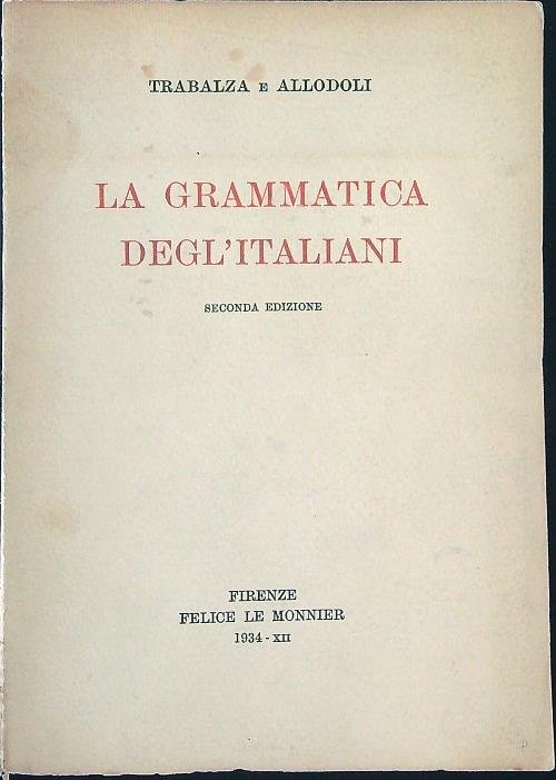 La grammatica degl'Italiani