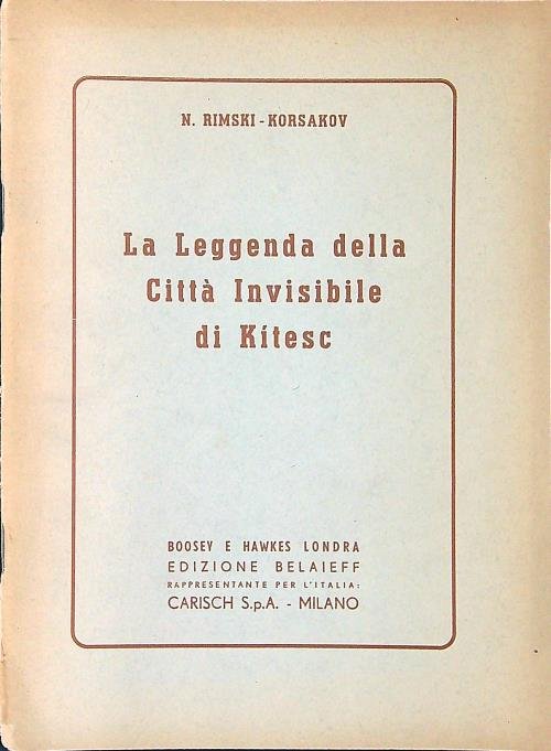 La leggenda della Citta' Invisibile di Kitesc