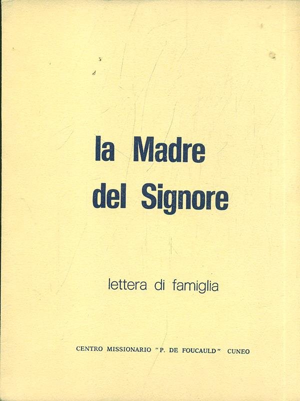 La Madre del Signore