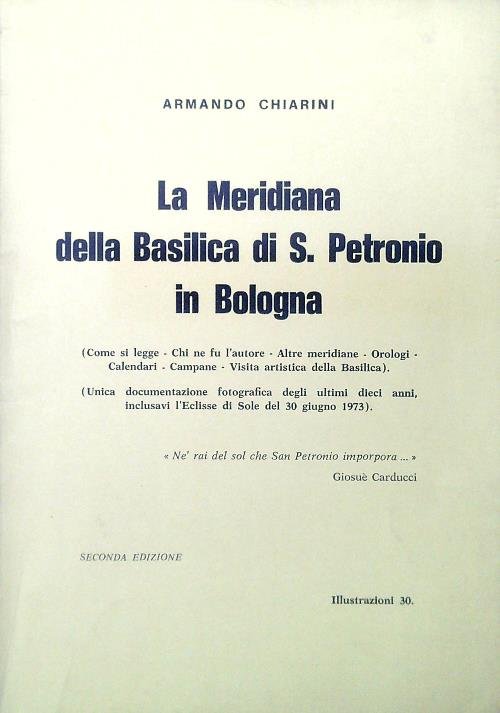 La Meridiana della Basilica di S. petronio in Bologna | Immagine principale