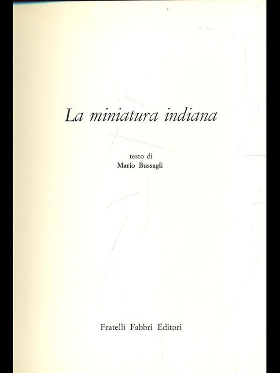 La miniatura indiana