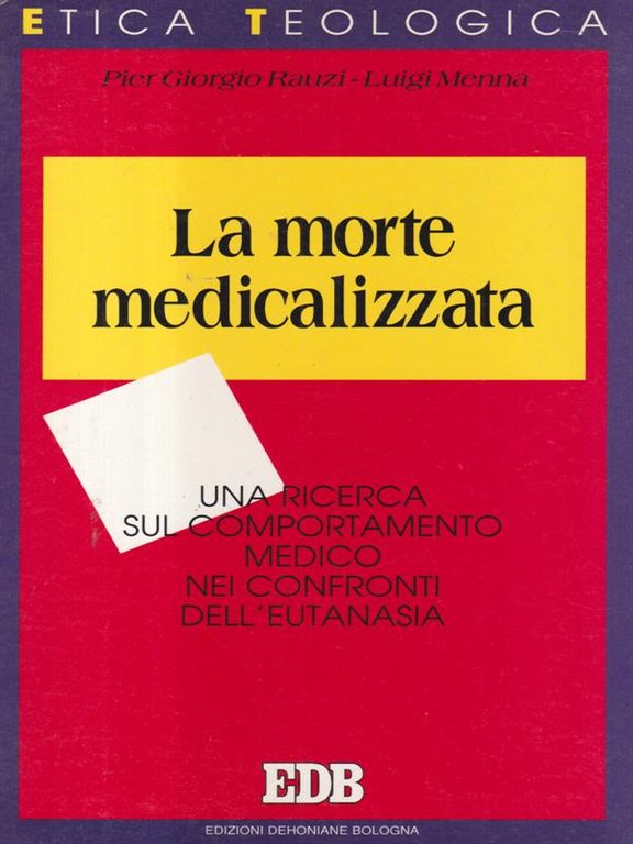 La morte medicalizzata