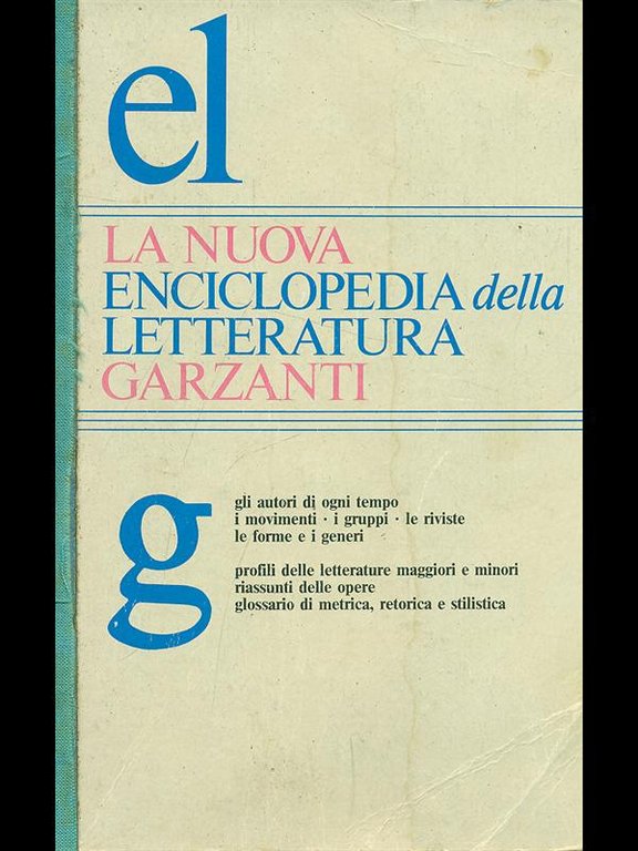 La nuova enciclopedia della letteratura Garzanti