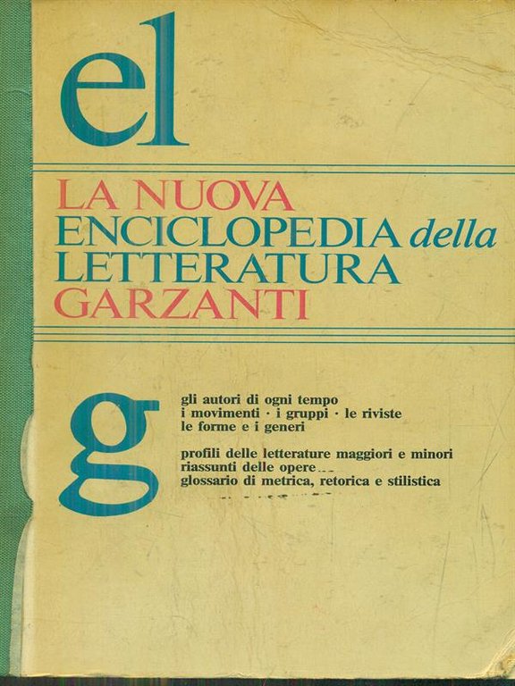 La nuova enciclopedia della letteratura Garzanti
