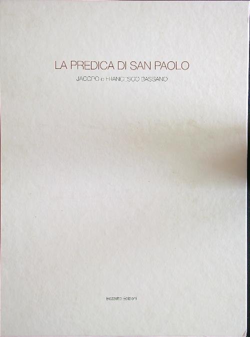 La predica di san Paolo. Jacopo e Francesco Bassano