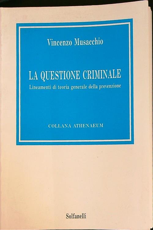 La questione criminale