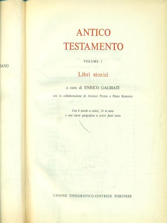 La sacra Bibbia - Antico testamento vol I