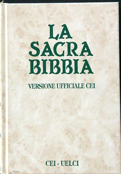 La sacra bibbia
