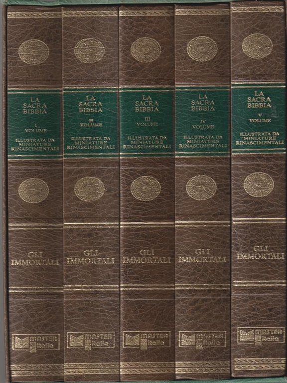 La sacra Bibbia 5 voll