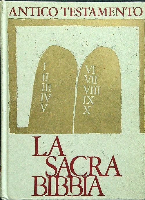 La sacra bibbia Antico Testamento