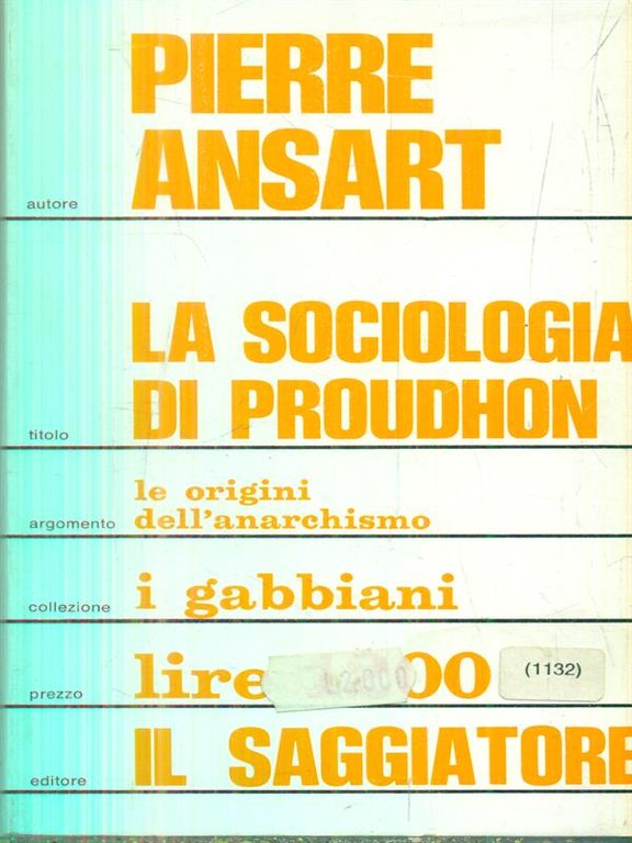 La sociologia di proudhon