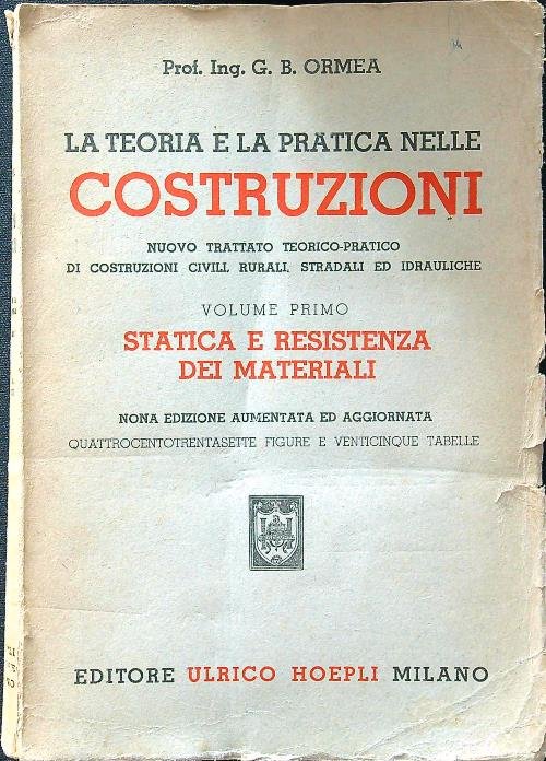 La teoria e la pratica nelle costruzioni volume primo | Immagine Gallery 2