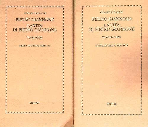 La vita di Pietro Giannone. 2vv
