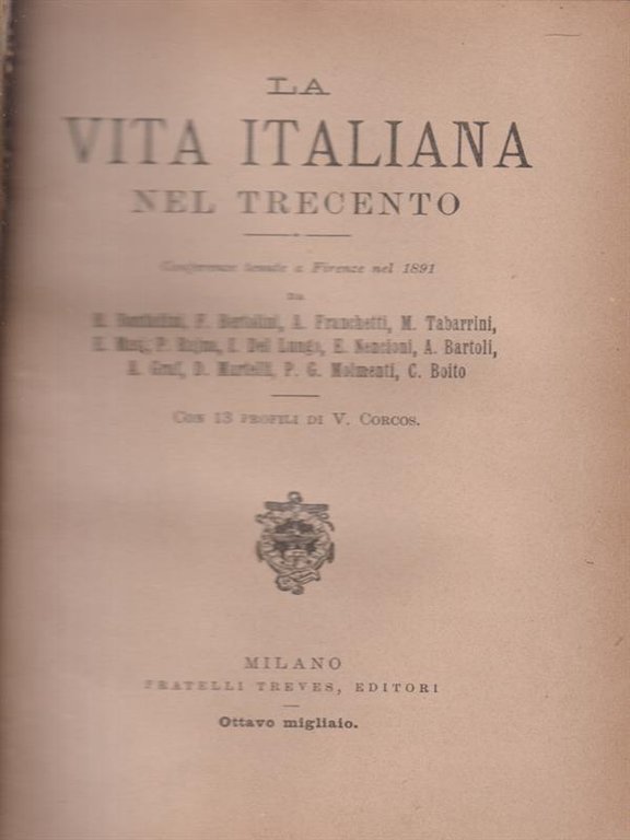 La vita italiana nel Trecento