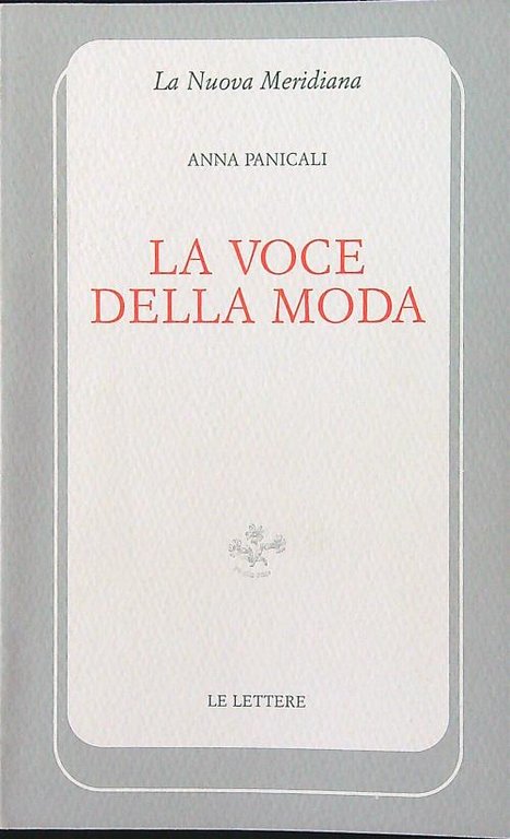 La voce della moda