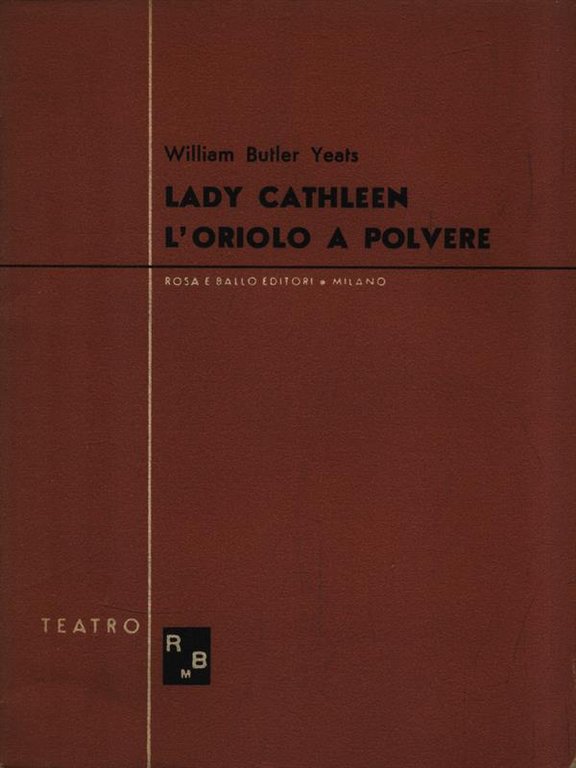 Lady Cathleen - L'oriolo a polvere