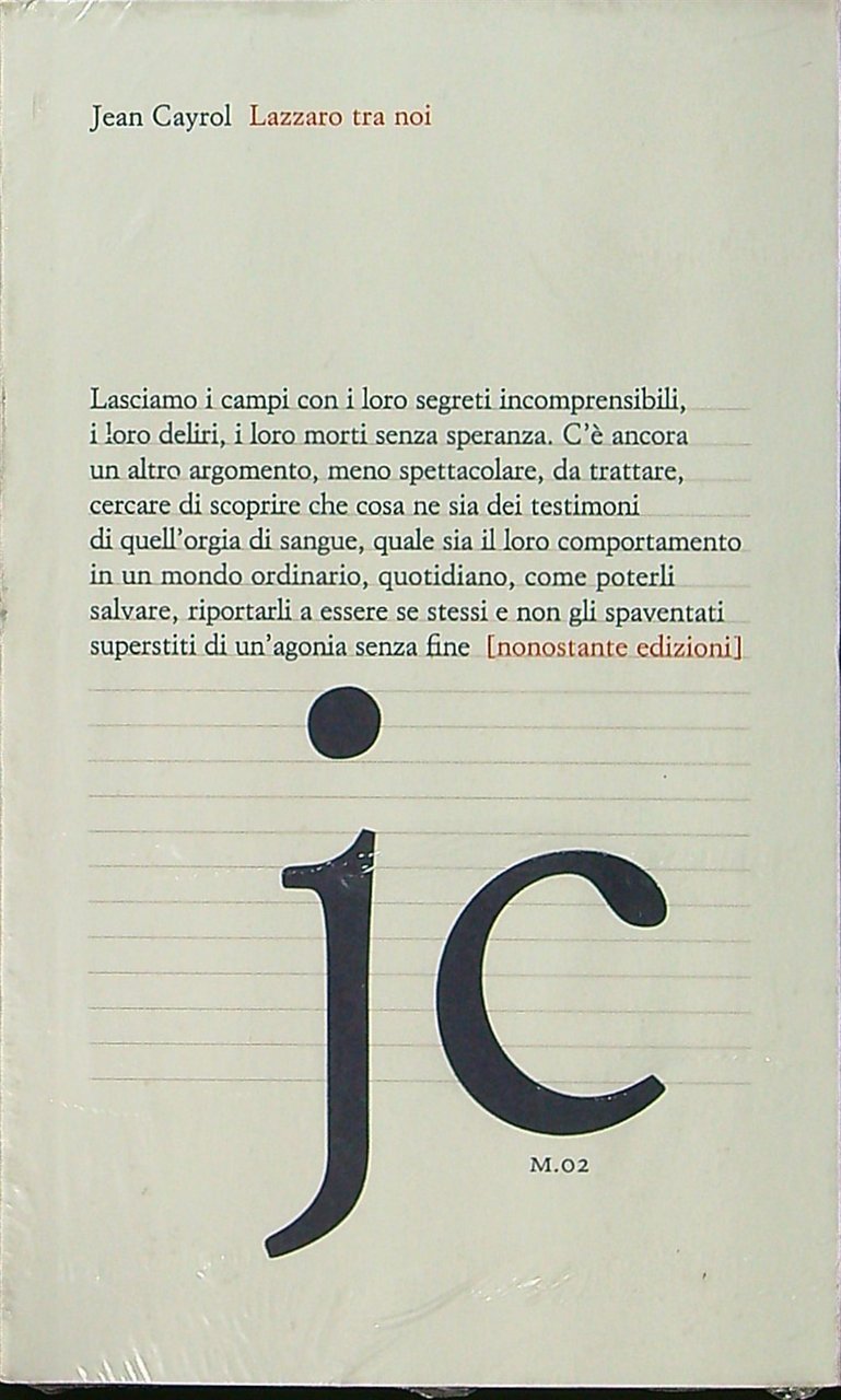Lazzaro tra noi | Immagine principale