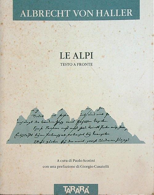 Le Alpi. Testo originale a fronte