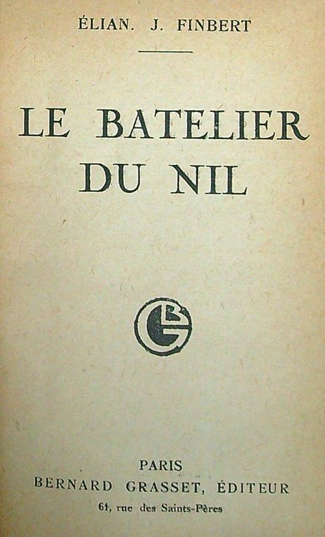 Le batelier du Nil