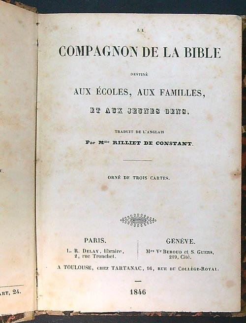 Le compagnon de la bible