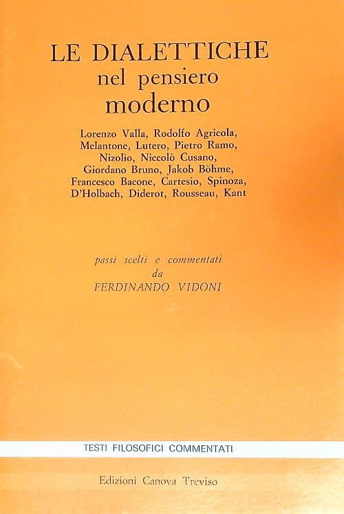 Le dialettiche nel pensiero moderno