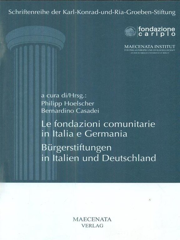 Le fondazioni comunitarie in Italia e germania