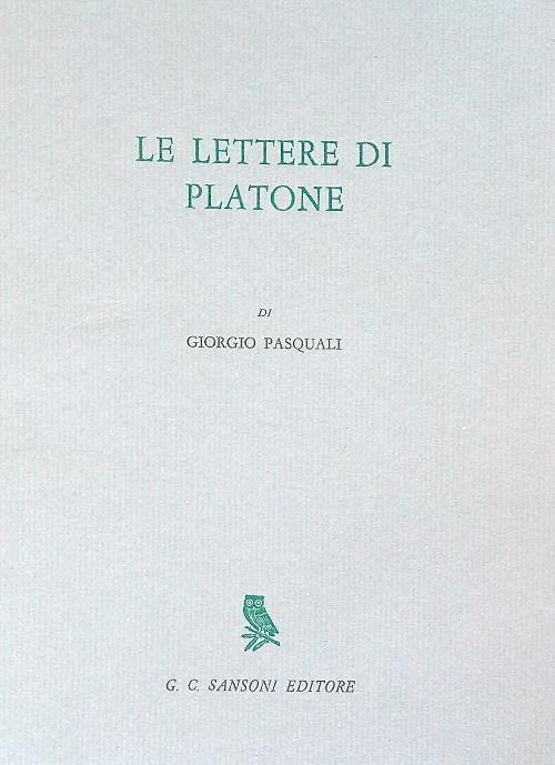 Le lettere di Platone