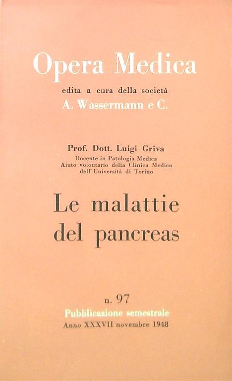 Le malattie del pancreas