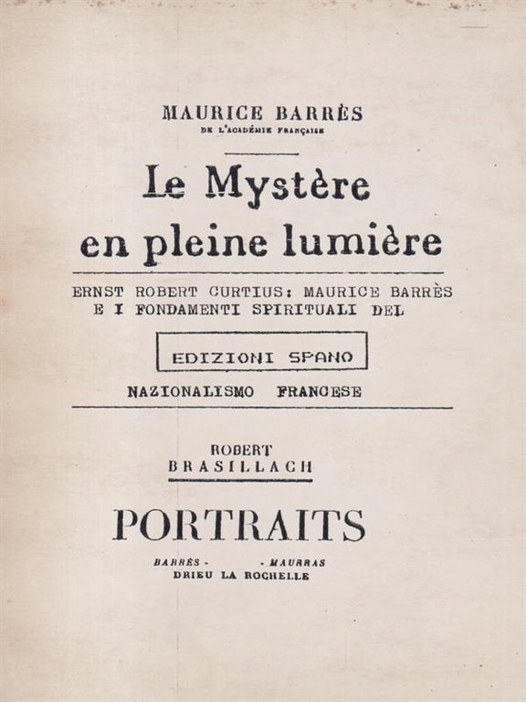 Le Mystere en pleine lumiere