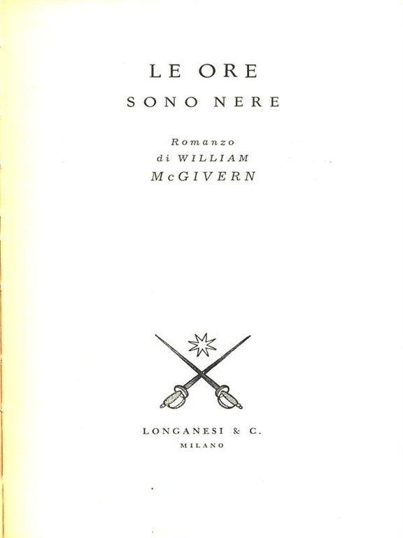 Le ore sono nere