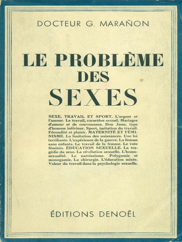 Le probleme des sexes