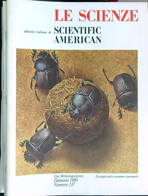 Le Scienze. Ed. It. Scientific American dal n. 137/1980 al …
