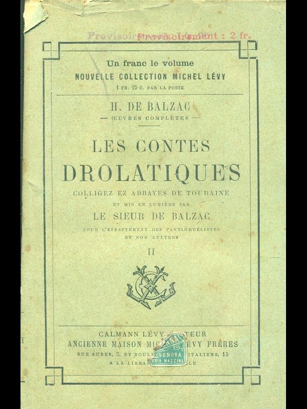 les contes drolatiques II