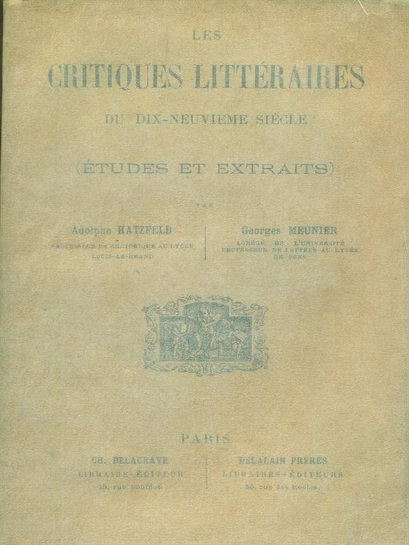 Les critiques litteraires