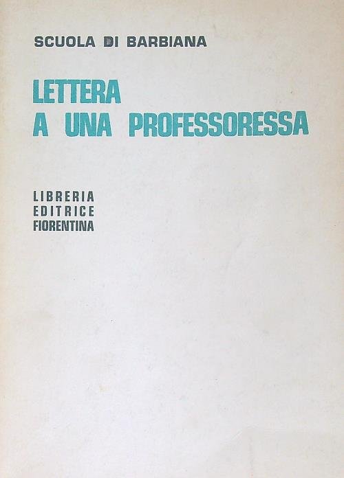 Lettera a una professoressa | Immagine principale